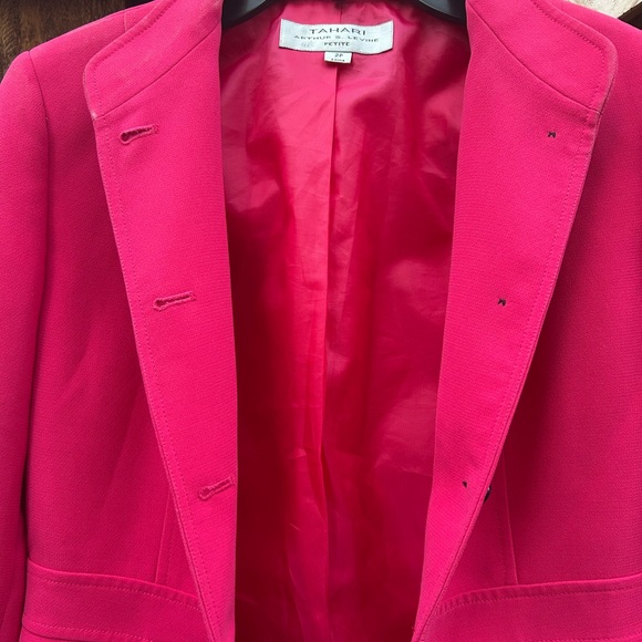 Tahari Women's Fuchsia Blazer - Picture 8 of 11